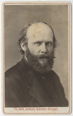 Tartu Ülikooli rektor Georg von Oettingen, portreefoto  duplicate photo