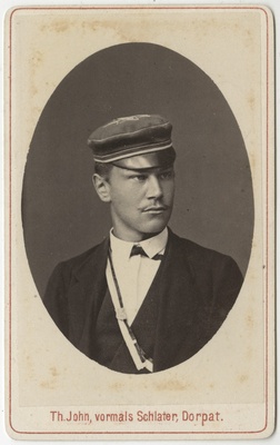 Korporatsioon "Estonia" liige Leopold Meder, portreefoto  duplicate photo