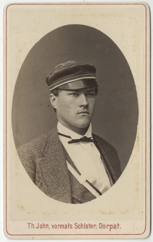 Korporatsioon "Estonia" liige Leo Furcht, portreefoto