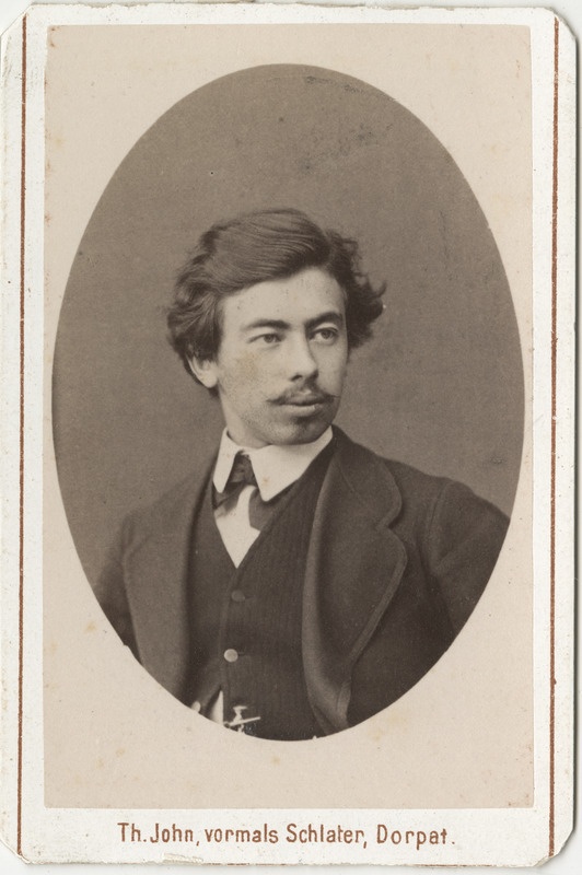 Määratlemata korporatsioon "Estonia" liige, portreefoto