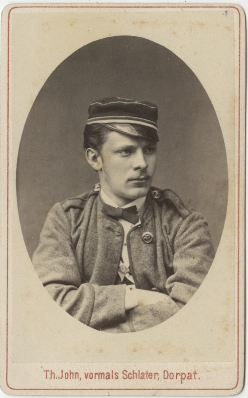 Korporatsioon "Estonia" liige Robert Donnerberg, portreefoto