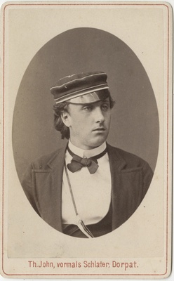 Korporatsioon "Estonia" liige Konstantin Mechmershausen, portreefoto  duplicate photo