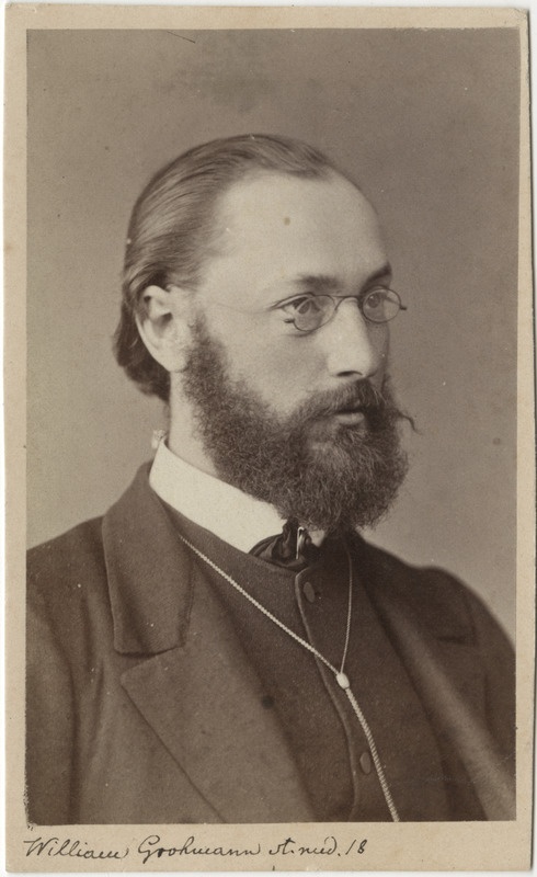 Korporatsioon "Estonia" vilistlane William Grohmann, portreefoto