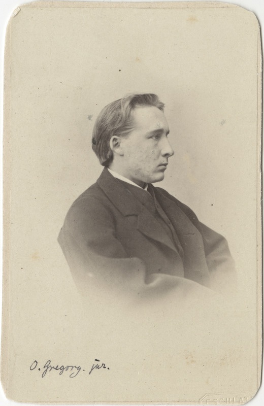 Korporatsioon "Estonia" vilistlane Oskar Gregory, portreefoto