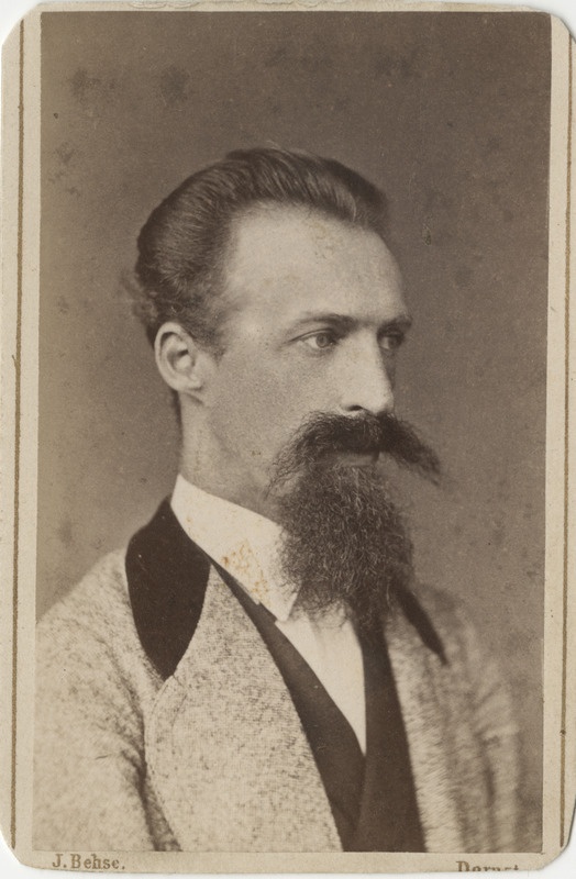 Korporatsioon "Estonia" liige Rudolf von Gruenewaldt, portreefoto