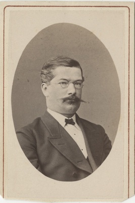 Korporatsioon "Estonia" vilistlane Louis Mickwitz, portreefoto  duplicate photo