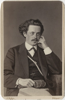 Korporatsioon "Estonia" vilistlane Johannes Hörschelmann, portreefoto  duplicate photo