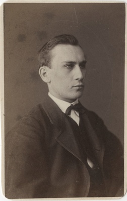 Korporatsioon "Estonia" vilistlane Ernst Lockenberg, portreefoto  duplicate photo