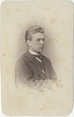 Korporatsioon "Estonia" liige Konstantin Ewers, portreefoto  duplicate photo