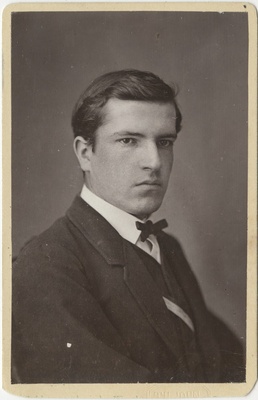 Korporatsioon "Estonia" liige Bernhard Weisse, portreefoto  duplicate photo