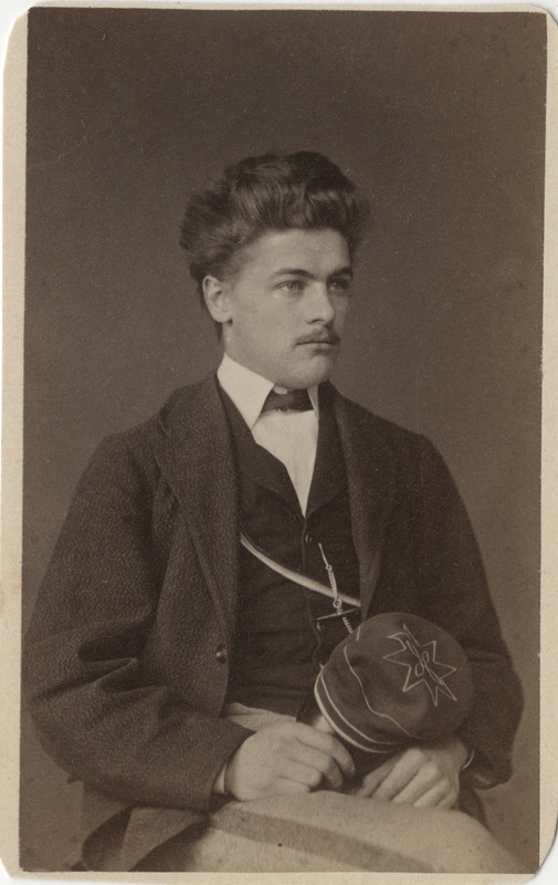 Korporatsioon "Estonia" liige Julius Serck, portreefoto