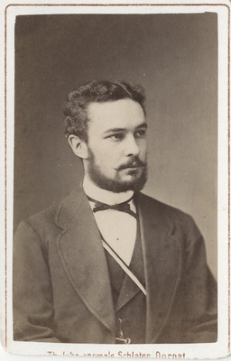 Korporatsioon "Estonia" liige parun Ewald Sass, portreefoto  duplicate photo