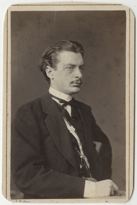 Korporatsioon "Estonia" liige parun Arthur Stackelberg, portreefoto  duplicate photo