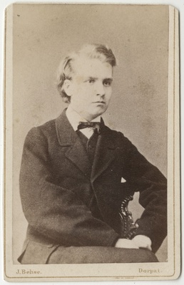 Korporatsioon "Estonia" liige Frommhold von Kügelgen, portreefoto  duplicate photo