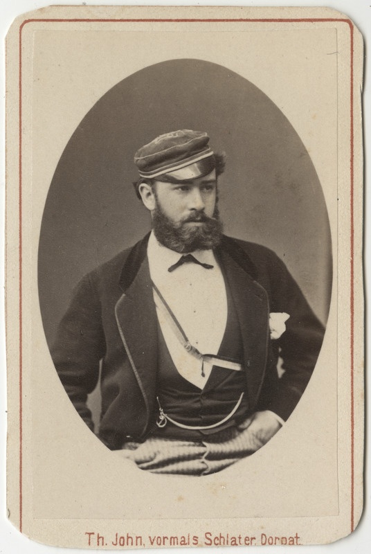 Korporatsioon "Estonia" liige Richard Hoffmann, portreefoto