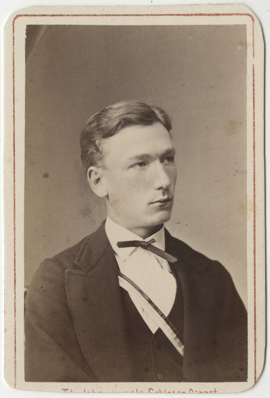 Korporatsioon "Estonia" liige Karl Leidig, portreefoto