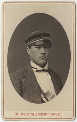 Korporatsioon "Estonia" liige Leo Furcht, portreefoto  duplicate photo