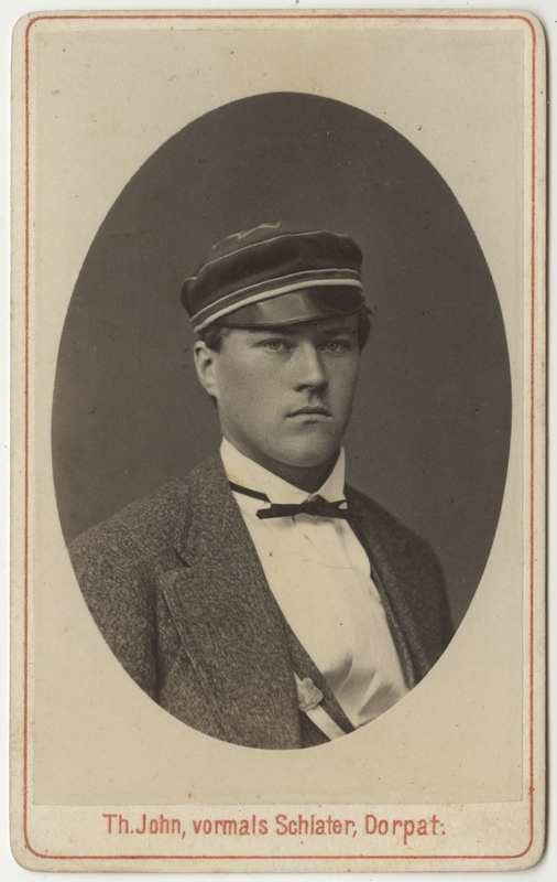 Korporatsioon "Estonia" liige Leo Furcht, portreefoto