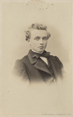 Korporatsioon "Estonia" liige krahv Woldemar Tiesenhausen, portreefoto  duplicate photo