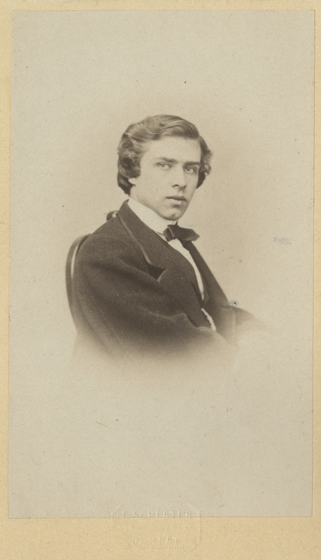 Korporatsioon "Estonia" liige Woldemar von Müller, portreefoto