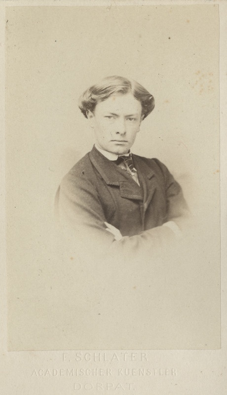 Arvatavasti korporatsioon "Estonia" liige Georg Kowaltzig, portreefoto