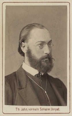 Korporatsioon "Estonia" liige William Grohmann, portreefoto  duplicate photo