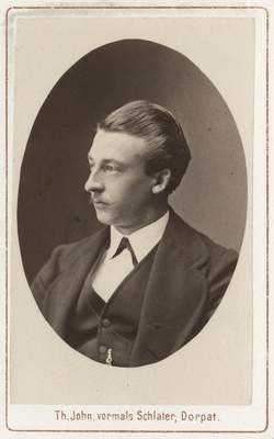 Korporatsioon "Estonia" liige Leonidas Smirnow, portreefoto  duplicate photo