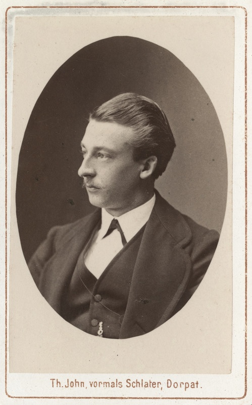 Korporatsioon "Estonia" liige Leonidas Smirnow, portreefoto