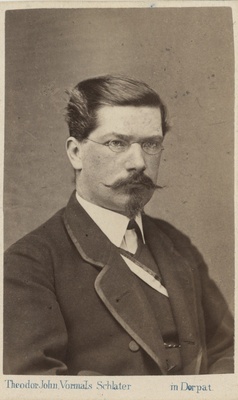 Korporatsioon "Estonia" liige Louis Mickwitz, portreefoto  duplicate photo