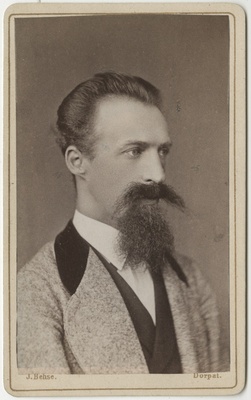 Korporatsioon "Estonia" liige Rudolf von Gruenewaldt, portreefoto  duplicate photo