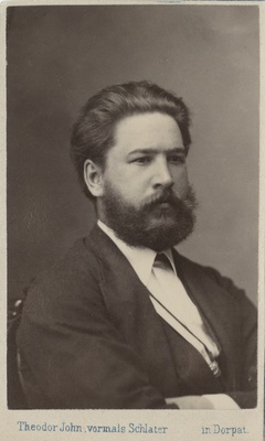 Korporatsioon "Estonia" liige Adolf Bergmann, portreefoto  duplicate photo