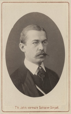 Korporatsioon "Estonia" liige Michael von Knorring, portreefoto  duplicate photo