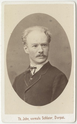 Korporatsioon "Estonia" liige Friedrich Veh, portreefoto  duplicate photo