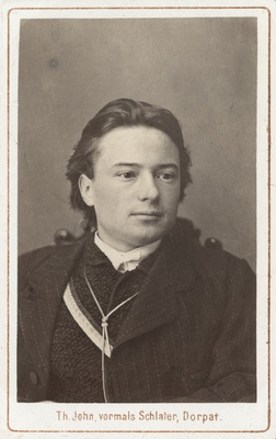 Korporatsioon "Estonia" liige Eugen Erbe, portreefoto  duplicate photo