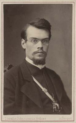 Korporatsioon "Estonia" liige Ernst Osse, portreefoto  duplicate photo