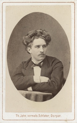 Korporatsioon "Estonia" liige Nikolai Oehren, portreefoto  duplicate photo