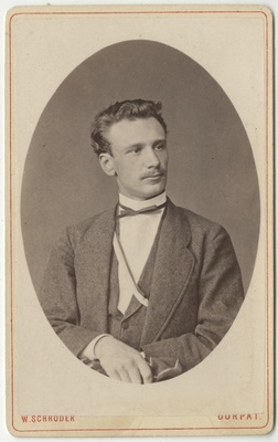 Korporatsioon "Estonia" liige Julius von Brevern, portreefoto  duplicate photo