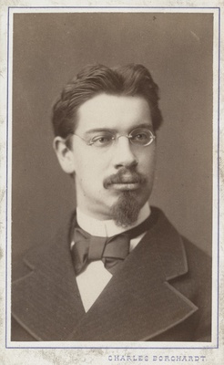 Korporatsioon "Estonia" liige Arthur Bätge, portreefoto  duplicate photo