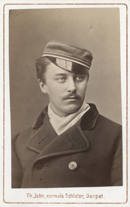 Korporatsioon "Estonia" liige Georg Martin Knüpffer, portreefoto