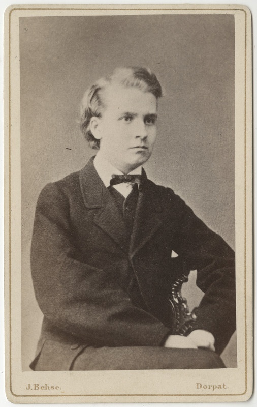 Korporatsioon "Estonia" liige Frommhold von Kuegelgen, portreefoto