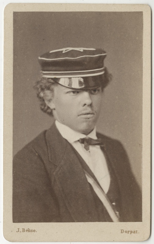 Korporatsioon "Estonia" liige Magnus von Lingen, portreefoto