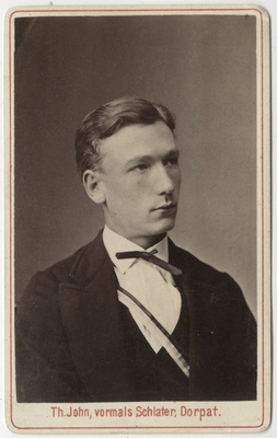 Korporatsioon "Estonia" liige Karl Leidig, portreefoto  duplicate photo