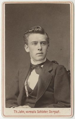 Korporatsioon "Estonia" liige Arthur Meder, portreefoto  duplicate photo