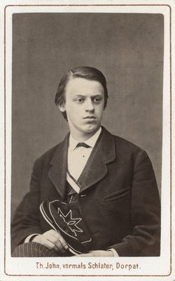 Korporatsioon "Estonia" liige Alexander Peters, portreefoto  duplicate photo