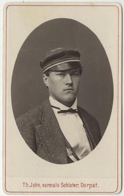 Korporatsioon "Estonia" liige Leo Furcht, portreefoto  duplicate photo