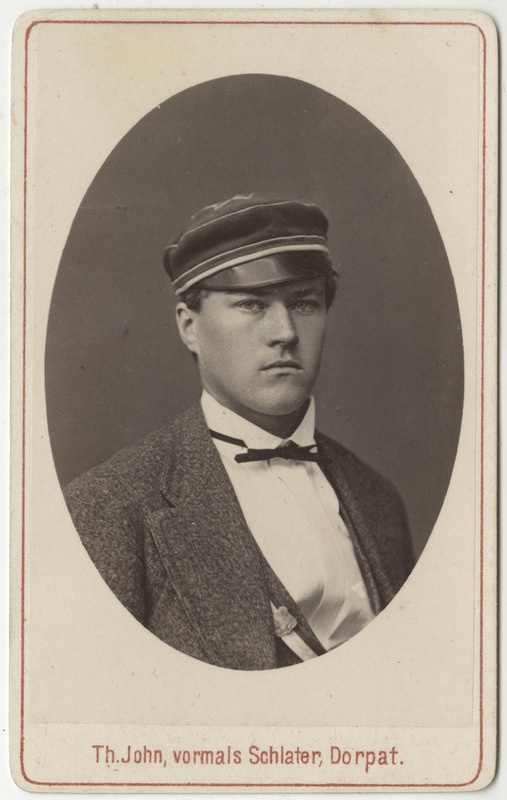 Korporatsioon "Estonia" liige Leo Furcht, portreefoto