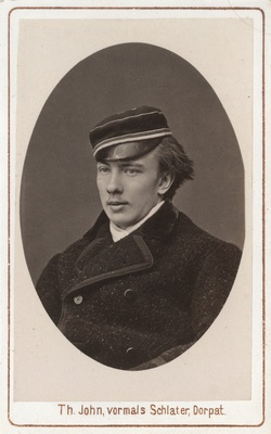 Korporatsioon "Estonia" liige Walter von Samson-Himmelstjerna, portreefoto  duplicate photo