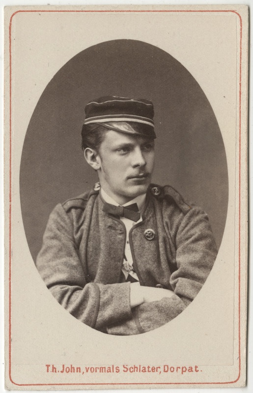Korporatsioon "Estonia" liige Robert Donnerberg, portreefoto