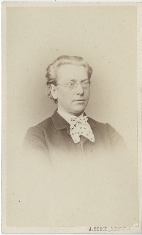 Korporatsioon "Estonia" liige Woldemar von Deutsch, portreefoto