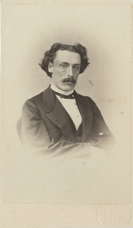 Korporatsioon "Estonia" liige Alexander Stillmark, portreefoto